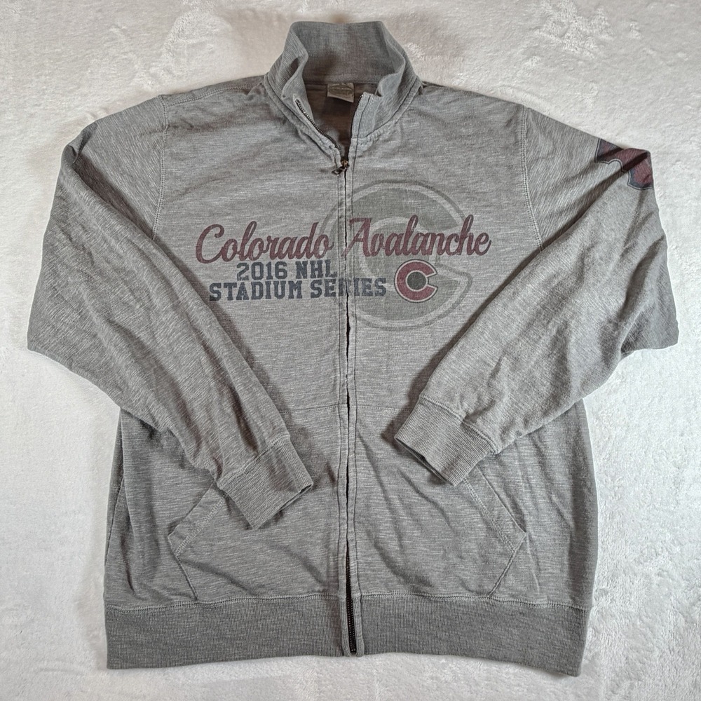 Level Wear Colorado Avalanche Jacket Men's L Gray '16 NHL Stadium Series